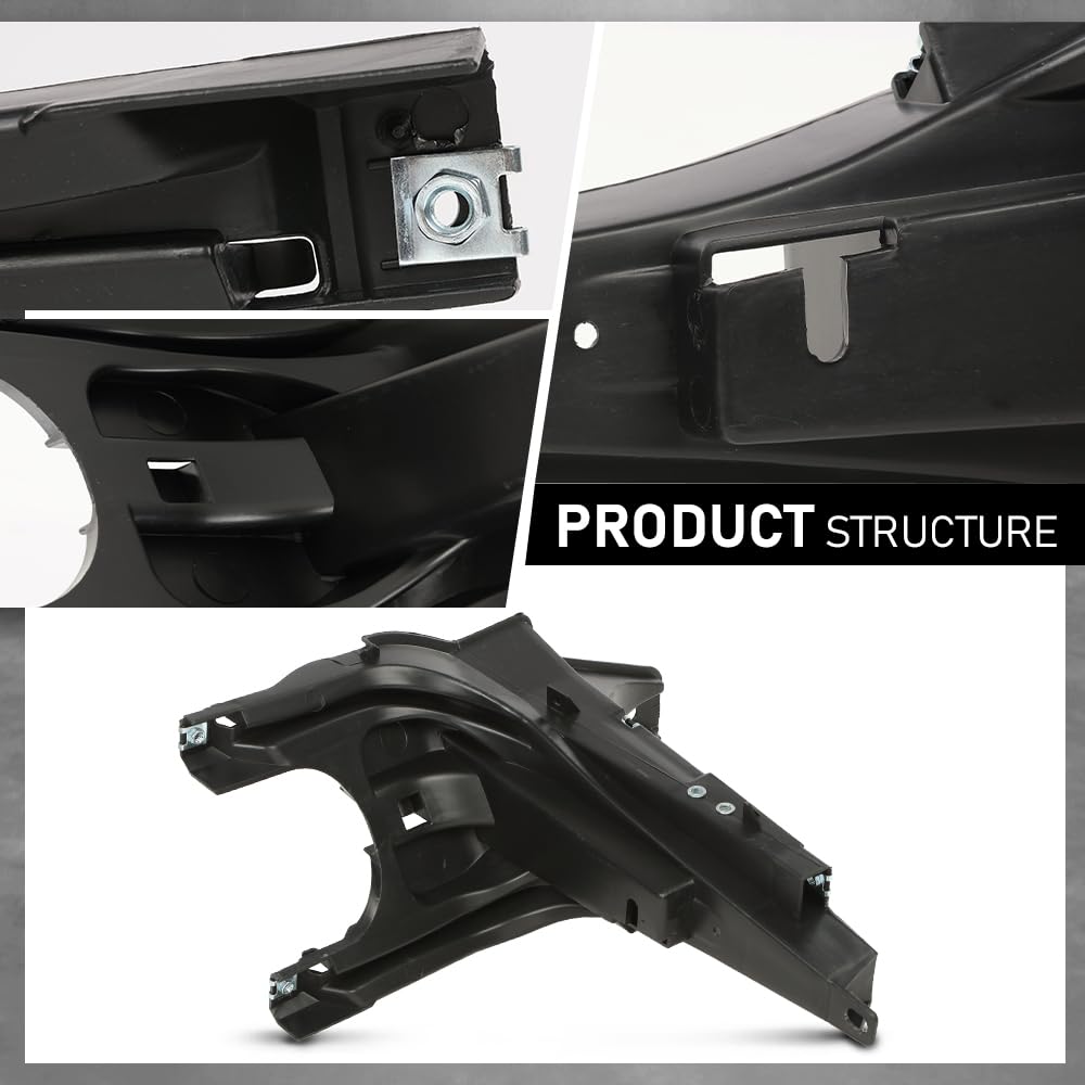 G-PLUS Front Lower Headlight Bumper Bracket Right Passenger Side Compatible with BMW X5 2007-2013/Fit BMW X6 2008-2014 51657157984 BM1245101