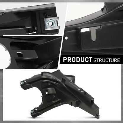 G-PLUS Front Lower Headlight Bumper Bracket Right Passenger Side Compatible with BMW X5 2007-2013/Fit BMW X6 2008-2014 51657157984 BM1245101