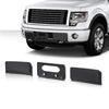 G-PLUS Front Bumper Guards Pads & License Plate Frame Bracket Compatible with Ford F150 2009-2014 9L3Z17E810B, 9L3Z17A385A, FO1053100, FO1068134