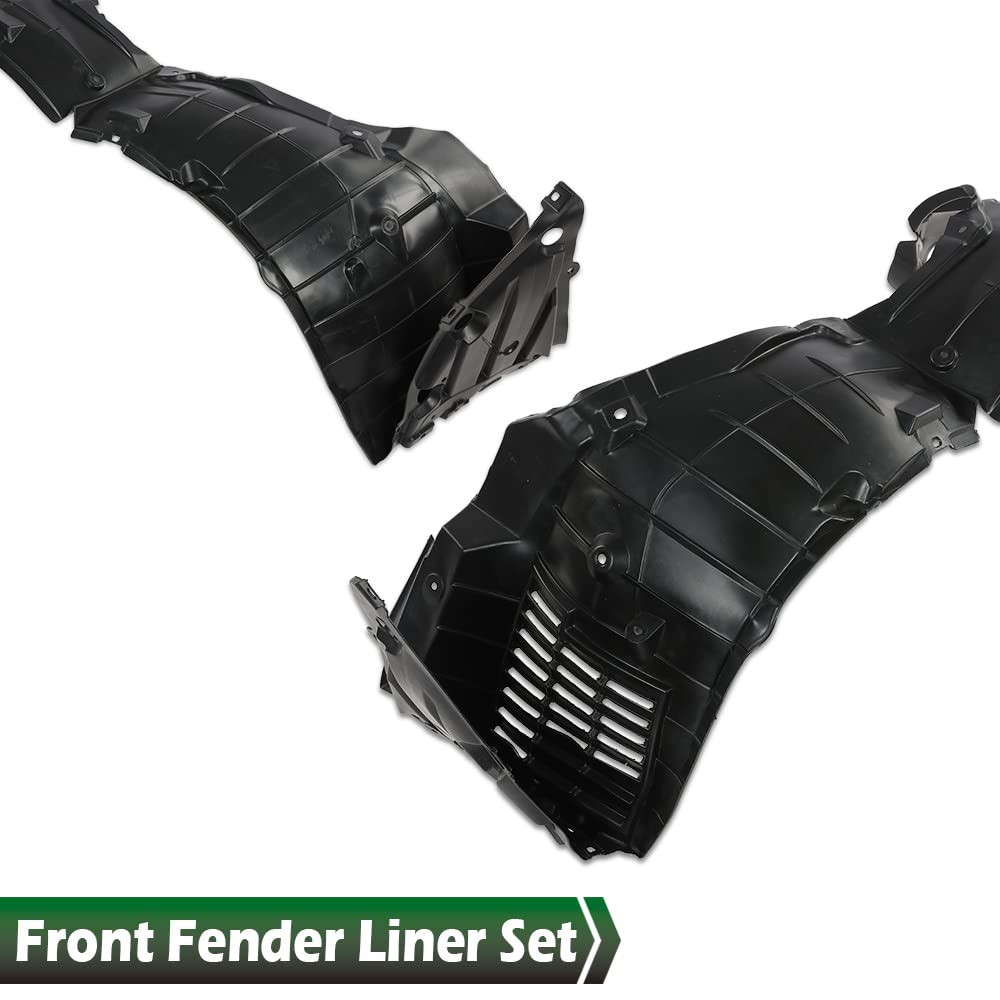 G-PLUS Fender Liner Splash Shield Compatible with Nissan Altima Sedan 2013 638403TA0A 638413TA0A NI1248131 NI1249131