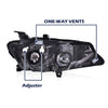 G-PLUS Headlight Assembly Compatible with Chevy Malibu 2019 2020 2021 Left Driver Side Front Halogen Headlamp ‎Clear Lens Black Housing Amber Reflector Bumper Headlamps,faros delanteros