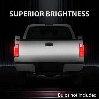 G-PLUS Rear Brake Lamps Assembly Tail Light Lamp w/o Bulbs Right Passenger Compatible with Ford F250 F350 F450 F550 Super Duty 2008-2016 BC3Z13404A, FO2801208 Red Lens RH Luces Traseras Faros Traseros