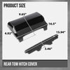G-PLUS Rear Bumper Trailer Hitch Cover Compatible with Chevy Suburban/Tahoe 2015-2020 84025053, 23139222, 23139230 Black