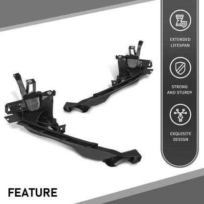 G-PLUS Pair Front Headlight Brackets, Compatible with Audi Q5 SQ5 2018 2019 2020, Headlamp Support Left Driver & Right Passenger Side 2PCS, 80A805608, 80A805607