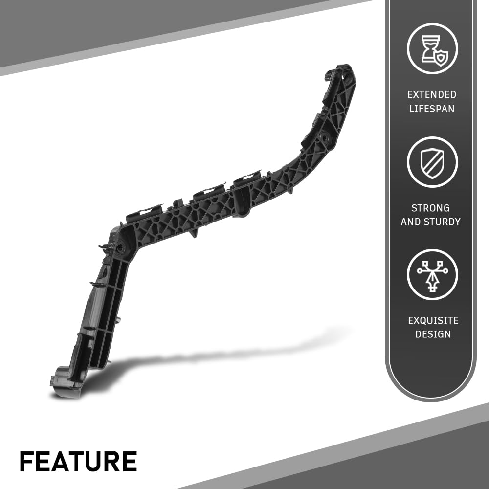 G-PLUS Bumper Support Rear Passenger Side Compatible with LX GX460 2010-2021 5215560100, LX1143120 Black