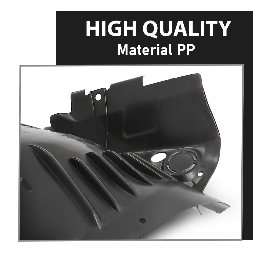 G-PLUS Front Right Fender Liner Compatible with Benz C300 C350 2008-2011 MB1249145, 2046905630