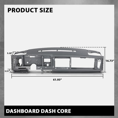 G-PLUS Dash Dashboard Core Structure Frame Single Fit Dodge Ram 1500/2500/3500 1998 1999 2000 2001 Mist Gray
