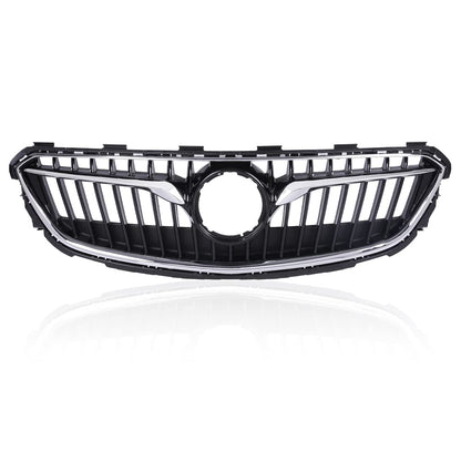 G-PLUS Front Bumper Grille Upper Black/Chrome Compatible with 2018-2020 Buick Regal TourX 39119344