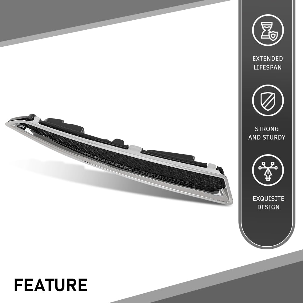 G-PLUS Front Right Lower Headlight Trim Moulding, Compatible with Ford Escape S/SE/Titanium Sport Utility 4-Door 2013-2016, Fit SEL Sport Utility 4-Door 2013, Passenger Side, CJ5Z13008D, DV45-8228-AA