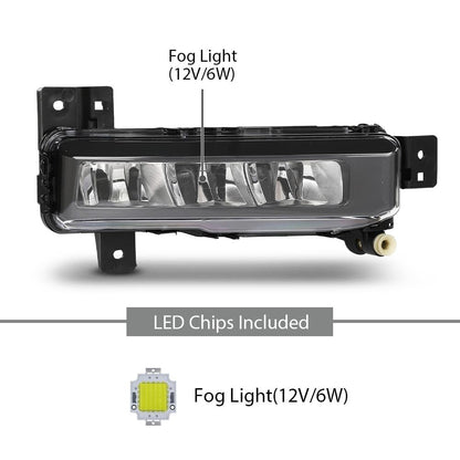G-PLUS Fog Light Assembly Right Side Compatible with BMW 228i xDrive Gran Coupe 2020-2024 Fit BMW 330e(xDrive) 2021-2022 Fit BMW 330i(xDrive) 2019-2021 BM2593158,63177433788 White