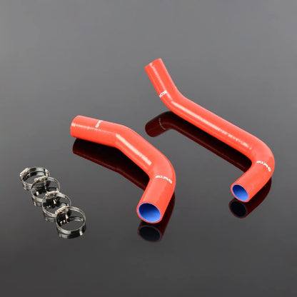 G-PLUS Coolant Silicone Radiator Hose Kit Compatible With 1965-1966 Pontiac GTO/Tempest/Lemans 5.3L Red