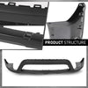 G-PLUS Front Lower Bumper Cover, Compatible with Dodge Journey 2011-2019, CH1015120, 68088688AA, 68088688AB