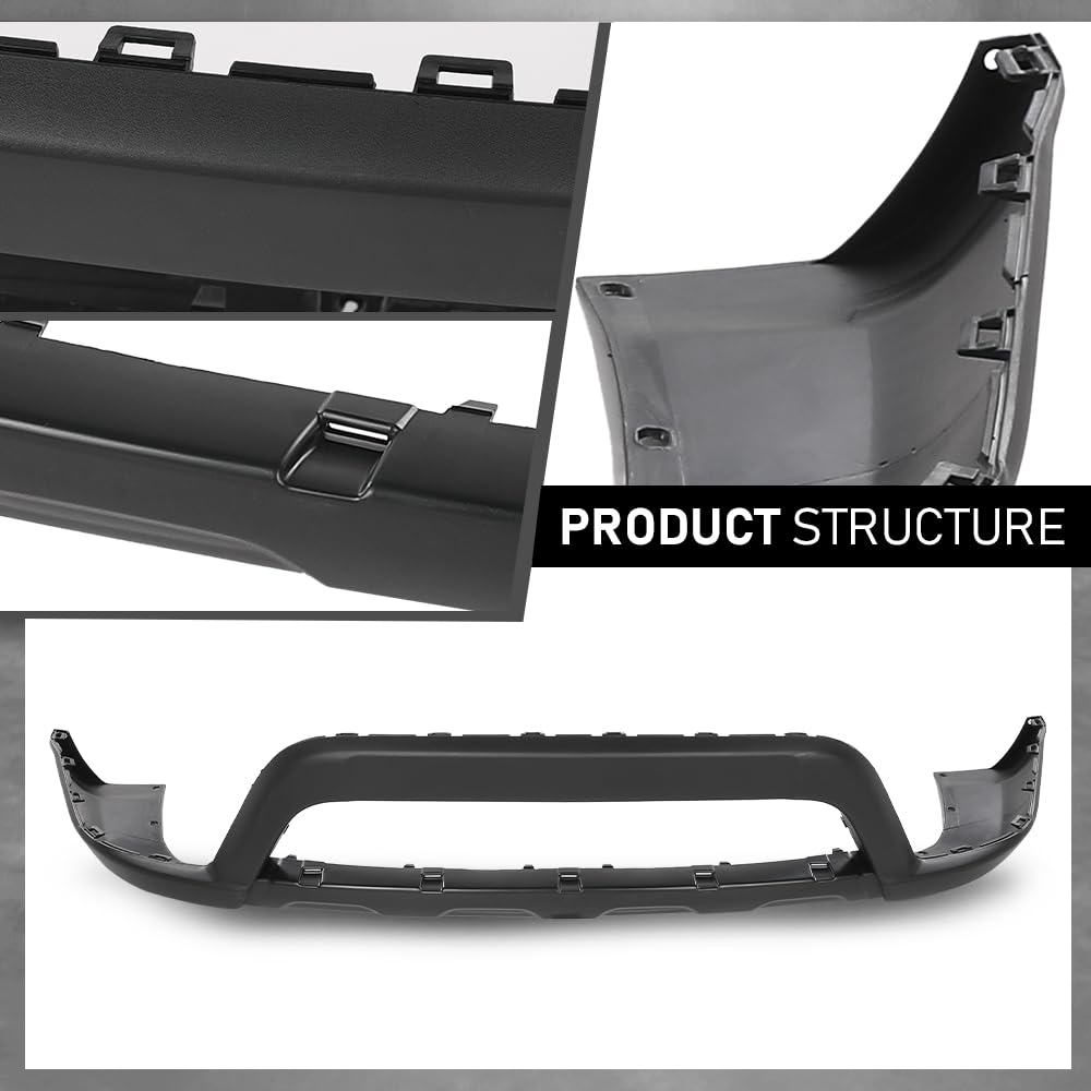G-PLUS Front Lower Bumper Cover, Compatible with Dodge Journey 2011-2019, CH1015120, 68088688AA, 68088688AB