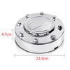 G-PLUS Chrome Front Wheel Center Caps Compatible with Dodge Ram 3500 1-Ton Dually Truck 2011-2016 1 Pair Hubcap Wheel Cover