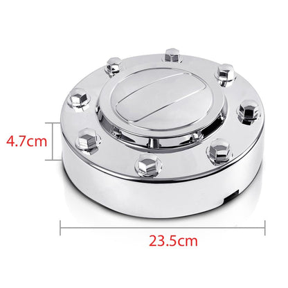 G-PLUS Chrome Front Wheel Center Caps Compatible with Dodge Ram 3500 1-Ton Dually Truck 2011-2016 1 Pair Hubcap Wheel Cover