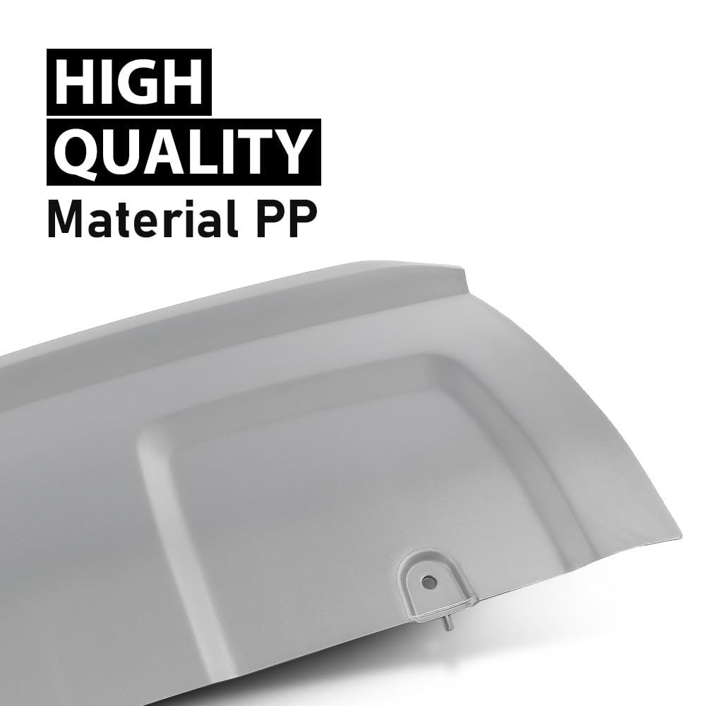 G-PLUS Front Bumper Tow Hook Eye Cover Lower Valance Panel Compatible with Range Rover Evoque 2012-2015 Silver