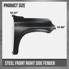G-PLUS Fender Front Right Passenger Side Compatible with Chevy Suburban (submodel: Commercial, High Country, LS, LT, Premier, RST, Z71) 2021 2022 2023 2024 84384211, GM1241418 Black