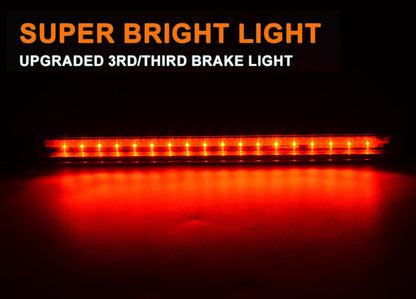 G-PLUS Third 3rd LED High Mount Brake Stop Light Compatible with 2000-2006 Chevy Suburban 1500 2500 2000-2006 Chevy Tahoe/GMC Yukon/GMC Yukon XL 1500 2500 15170955