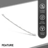 G-PLUS Rear Center Bumper Cover Molding Face Bar Step Pad Trim Chrome, Compatible with Ford Explorer 2018-2019, JB5Z17C830AA, FO1144116