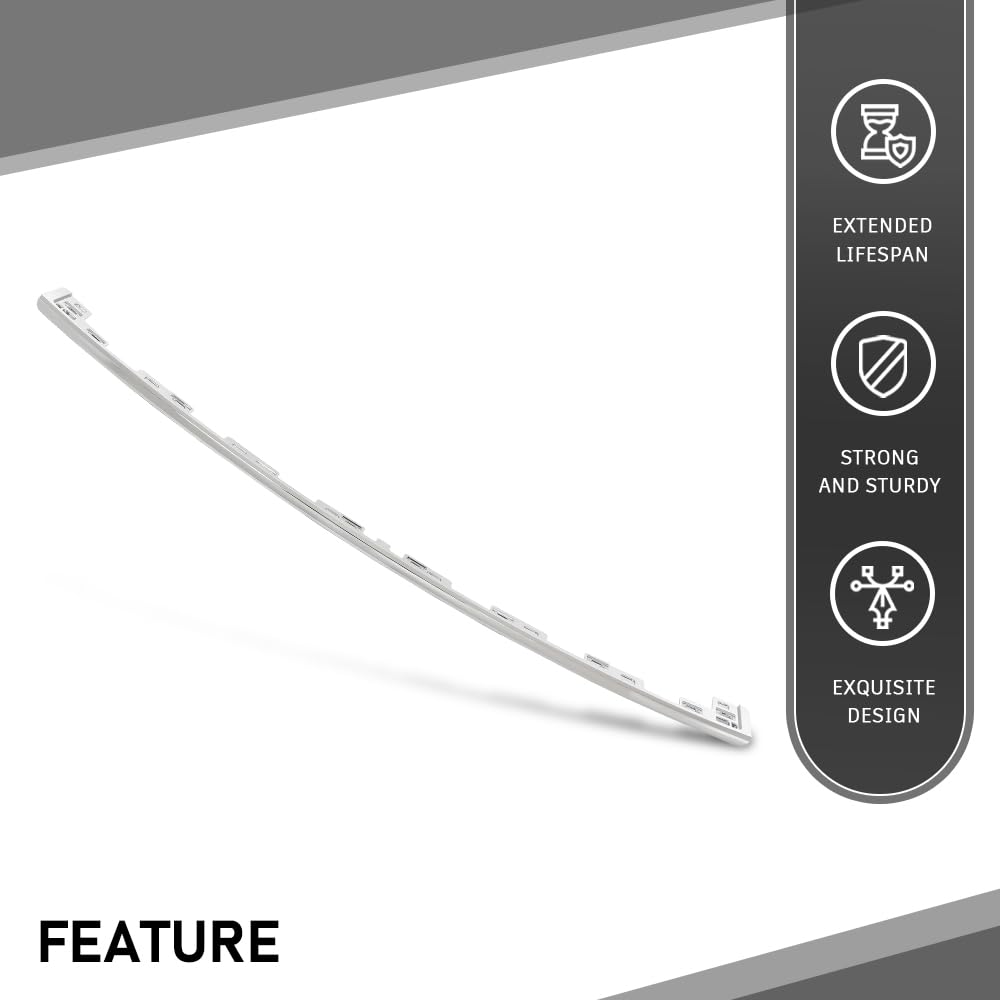 G-PLUS Rear Center Bumper Cover Molding Face Bar Step Pad Trim Chrome, Compatible with Ford Explorer 2018-2019, JB5Z17C830AA, FO1144116