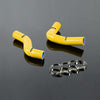 G-PLUS Silicone Radiator Coolant Tube Kit Clamps Compatible With Subaru Impreza GC8 GF8 STI EJ20 WRX 1996-2000,Yellow