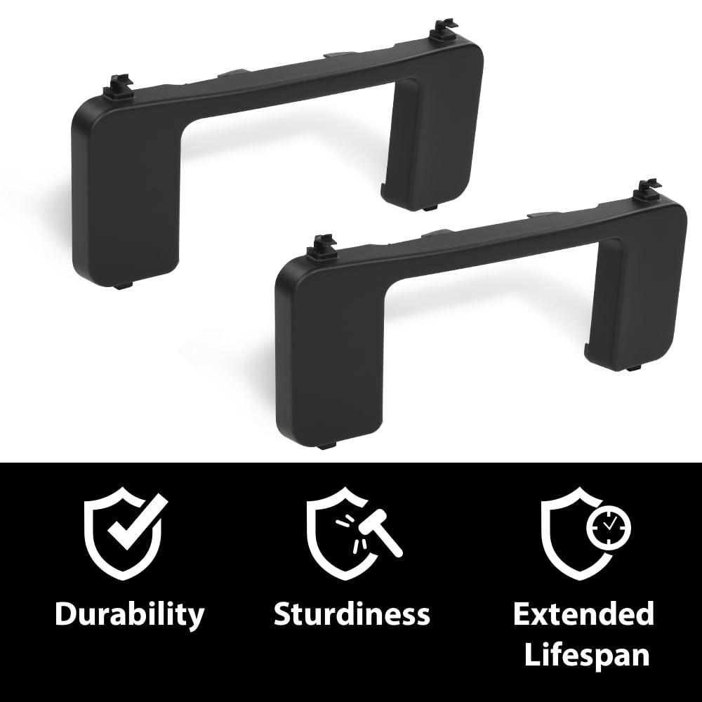 G-PLUS Front Bumper Tow Hook Bolt Cover Cap Left and Right Side Compatible with Ford F250 F350 Super Duty 2017-2022 HC3B 17F751-AC HC3B 17F751-AD HC3Z17A900D HC3Z17A900B