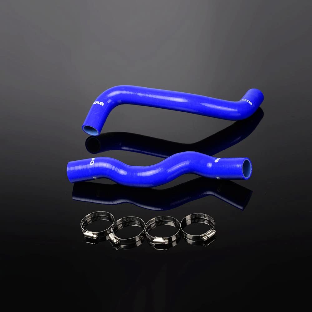 G-PLUS Silicone Radiator Hose Kit Compatible With 2009-2012 Nissan 370Z Z34 G37,Blue 2pcs