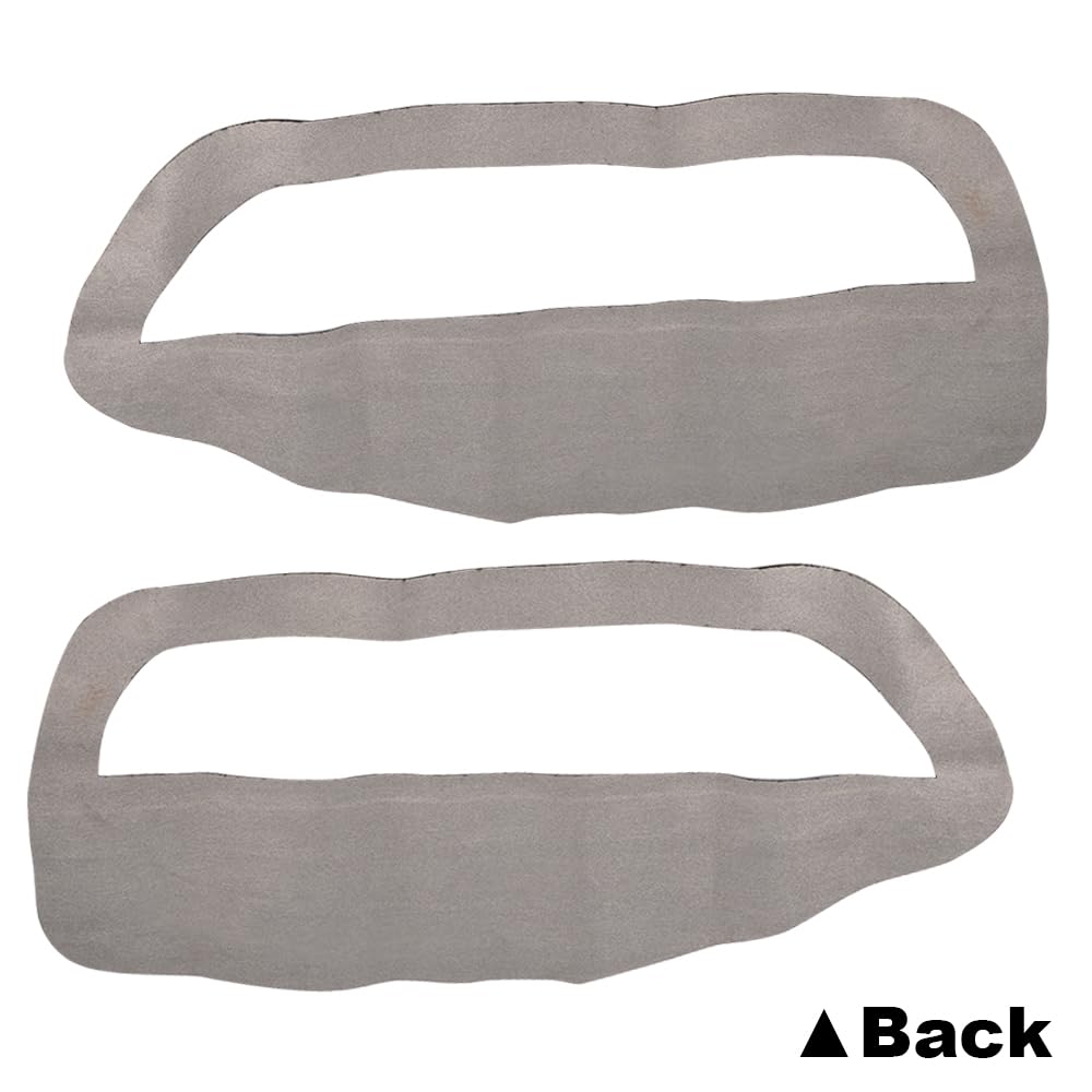 G-PLUS Microfiber Leather Door Panel Insert Card Covers Kit 2 pcs Black Compatible with Ford Mustang 2005 2006 2007 2008 2009