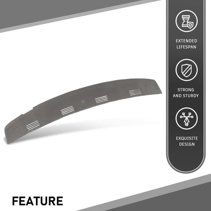 G-PLUS TPE Cover for Defrost Dash Panel Gray Compatible with 2002 2003 2004 2005 Dodge Ram 1500/2003-2005 Dodge Ram 2500 3500