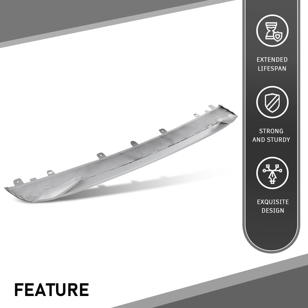 G-PLUS Front Lower Air Dam Deflector Valance Apron, Compatible with Audi Q5 SQ5 2021-2024, 80A807531DIX3, AU1095113