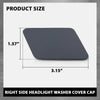G-PLUS Headlight Washer Cover Cap Right Side Compatible with Jaguar XJ 2011-2018,Fit Jaguar XJR (submodel: Base, L) 2014-2017,Fit Jaguar XJR575 Base 2018