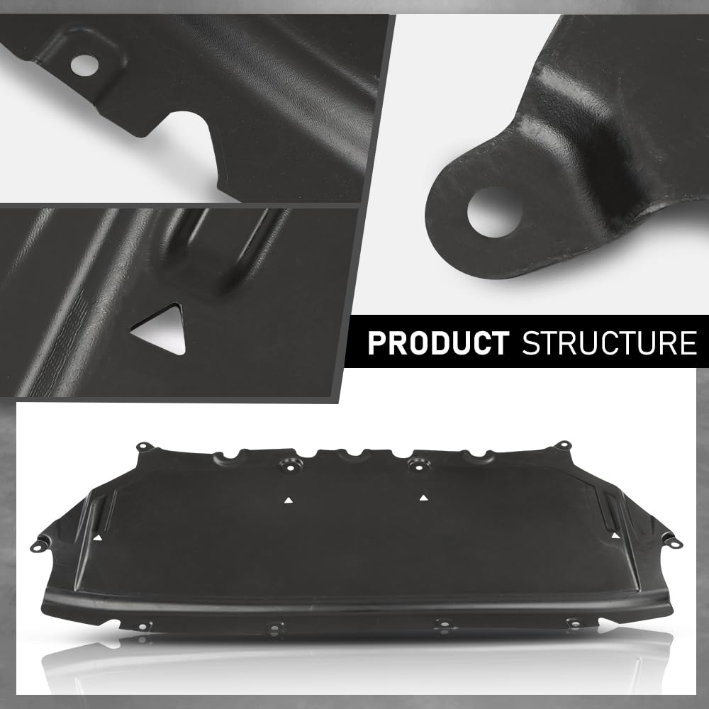 G-PLUS Engine Splash Shield Front Compatible with BMW 530e & 530e xDrive Base 2018-2023,Fit 530i & 530i xDrive & 540i & 540i xDrive Base 2017-2023 51757340168