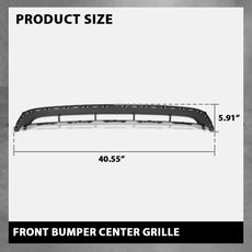 G-PLUS Front Bumper Grille Insert for Audi Q7 2010-2015 Close-up View