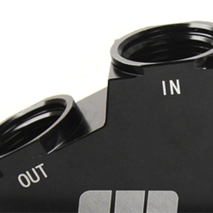 G-PLUS AN10 GM Oil Cooler Adaptor Replacement For BILLET LS1 LS2 LS3 LSX VE HSV VZ DRAG RACE Black
