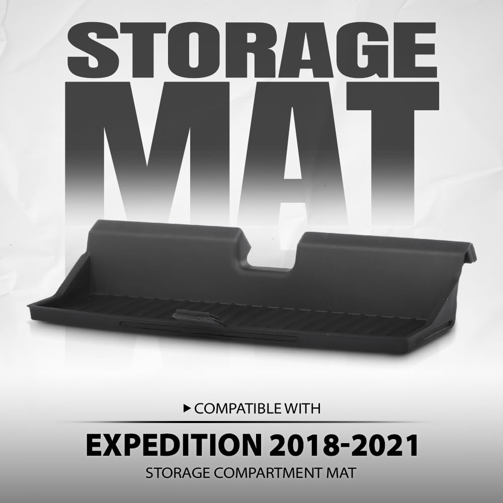 G-PLUS Storage Compartment Mat Compatible with Ford Expedition 2018 2019 2020 2021 JL1Z78045G34BB Black