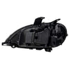 G-PLUS Headlights Assembly, Compatible with 2005-2012 Freightliner Columbia Models Bumper Headlamps, Smoky Lens Chrome Housing Amber Reflector