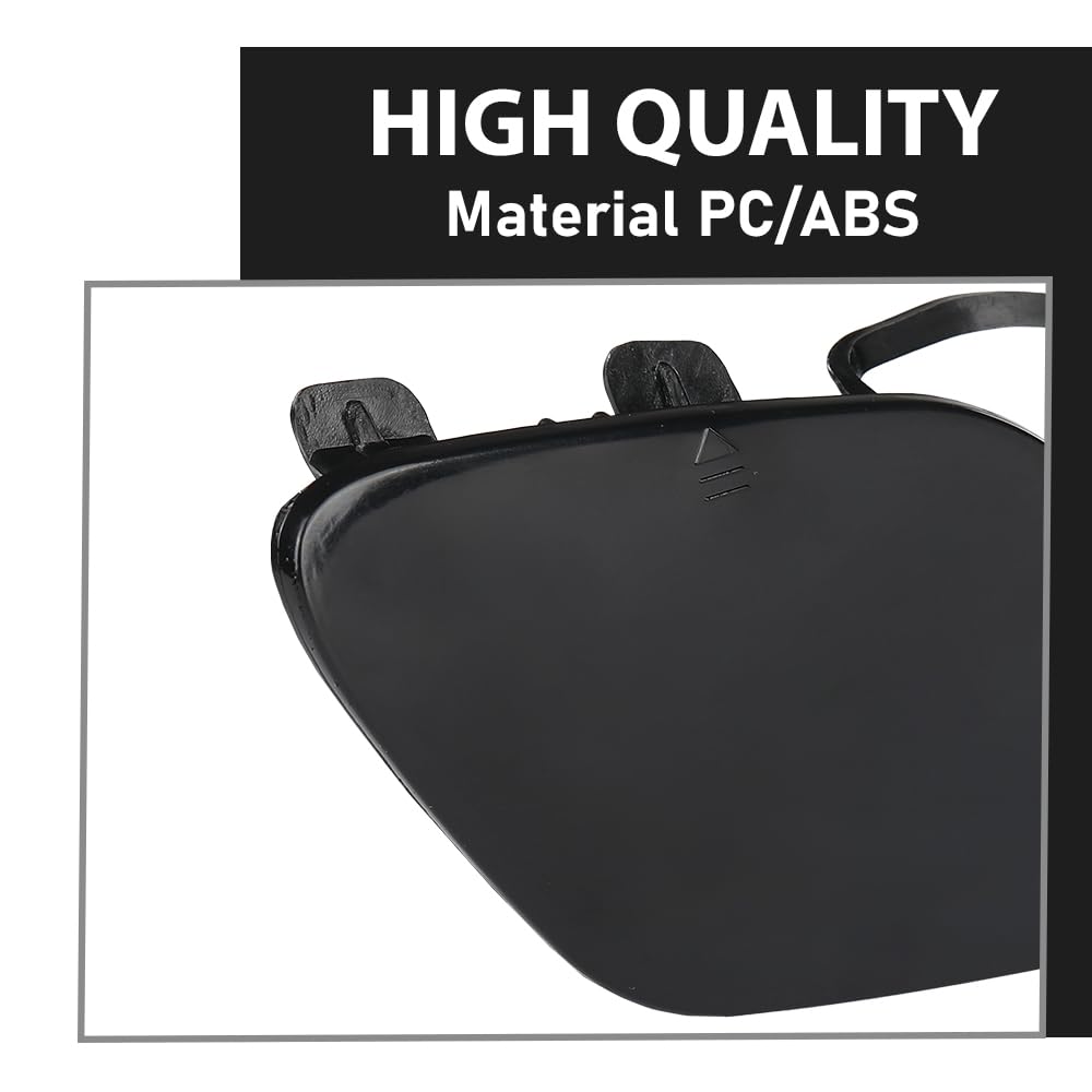 G-PLUS Front Bumper Tow Hook Cover Cap Compatible with Benz E550 E400 E350 E250 4Matic Hybrid 2014-2016 A2128852422