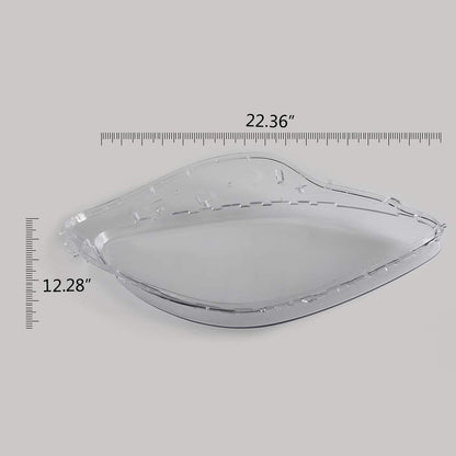 Clear Headlight Lenses Cover Compatible For Chevrolet Corvette C6 2005-2013 Headlamp Replacement 1 Pair Left and Right Side