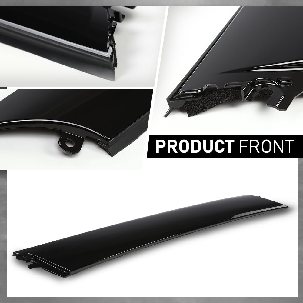G-PLUS Front Pillar Finisher Windshield Trim Molding Left Driver Side Compatible with Nissan Armada 2017-2023/Fit Infiniti QX56 2011-2013/Fit Infiniti QX80 2014-2023 76837-1LA0A 768371LA0A 76837-6JR0A