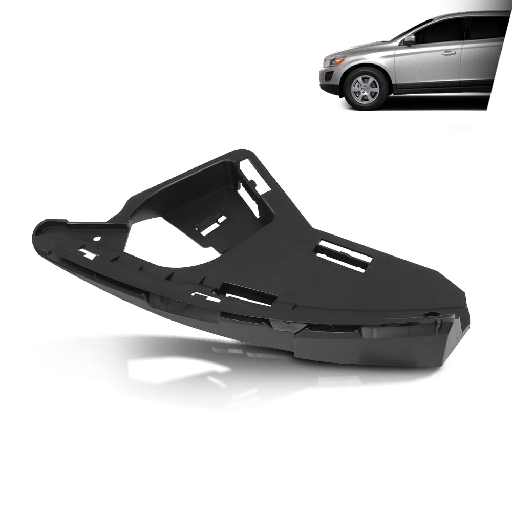 G-PLUS Headlight Inner Holder Bracket Left Driver Side Compatible with Volvo XC60 2009 2010 2011 2012 2013 30763433 Black