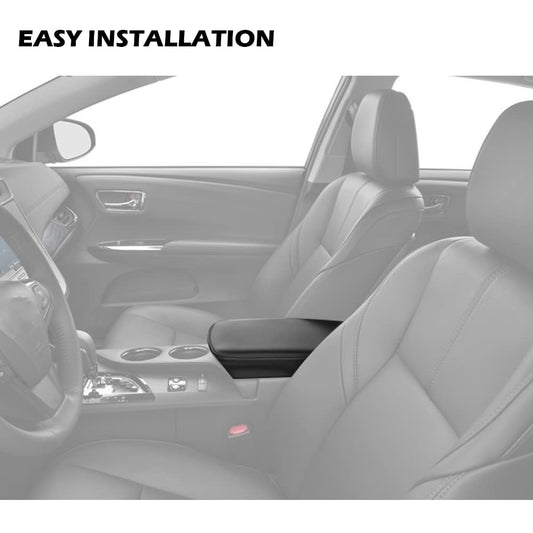 G-PLUS Center Console Armrest Cover Compatible with Toyota Avalon 2013 2014 2015 2016 2017 2018 Black Synthetic Leather