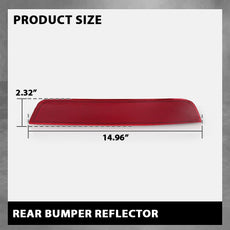 G-PLUS Bumper Reflector Light 2PCS Rear for Benz GL-Class X164 GL350 GL450 GL550 2010-2012 Close-up View