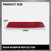 G-PLUS Pair Rear Bumper Reflector Light, Compatible with Benz GL-Class X164 GL350 GL450 GL550 2010-2012, Left & Right Side 2PCS, 1648200974, 1648201074