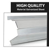 G-PLUS Outer Rocker Panels Left and Right Steel Silver Compatible with Dodge Caliber 4 Door 2007-2012
