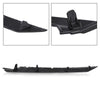 G-PLUS Front Bumper Grille Trim Molding Pair Compatible with Toyota Camry SE XSE 2018-2022 5271306100, 5271206100, TO1047105, TO1046105 Matte Black