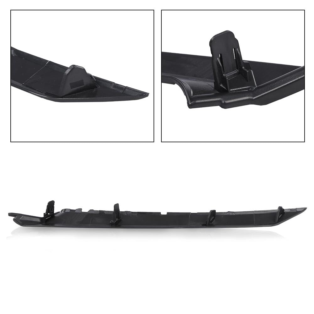 G-PLUS Front Bumper Grille Trim Molding Pair Compatible with Toyota Camry SE XSE 2018-2022 5271306100, 5271206100, TO1047105, TO1046105 Matte Black