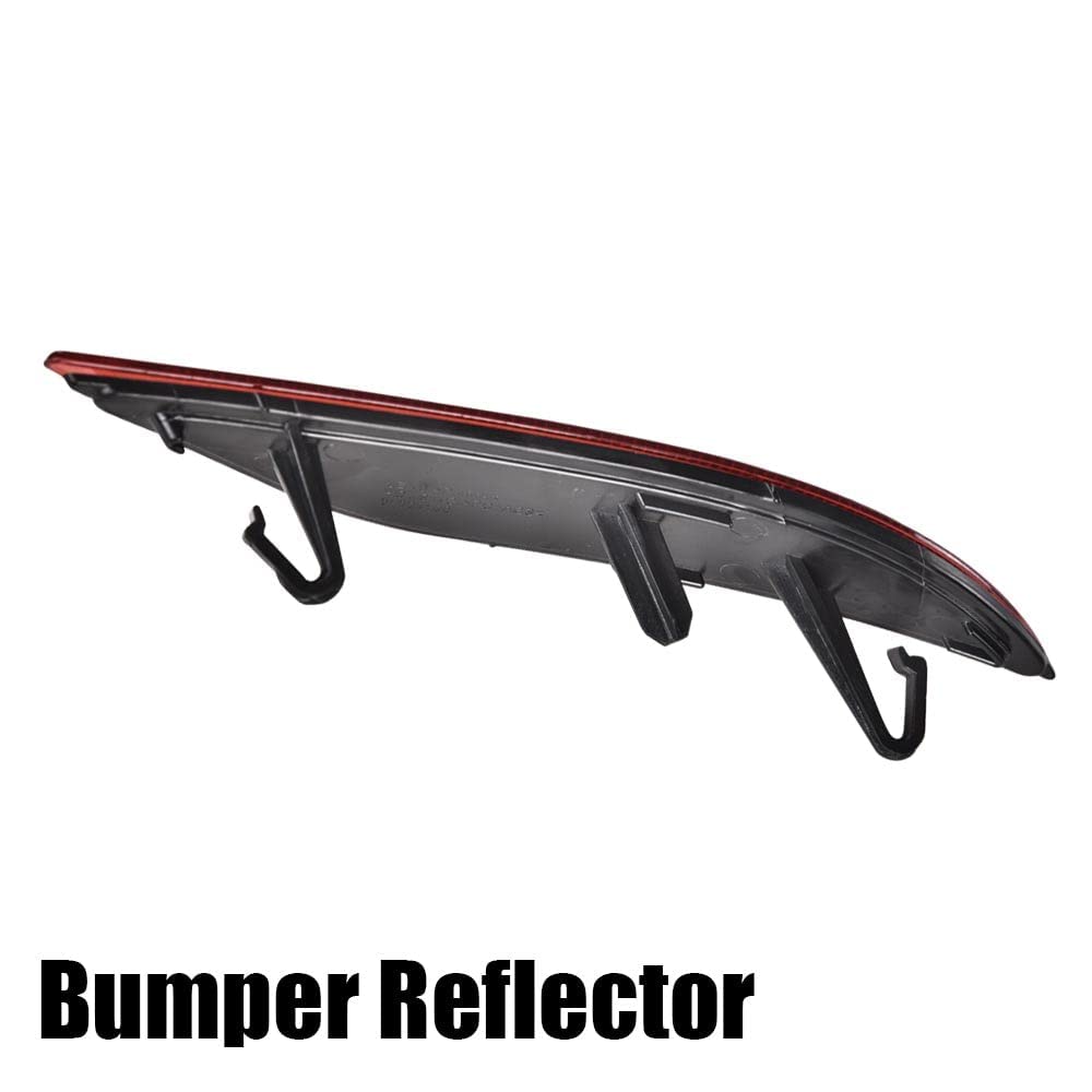 G-PLUS Rear Bumper Reflector Set Left Driver Side Compatible with Chevy 2016-2019 Malibu Hybrid 2016-2021 Malibu L 2016-2022 Malibu LS/LT 23174490 GM1185113 23174489 GM1184113