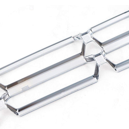 G-PLUS Sliver Grille Insert Snap On Compatible with Chevy Silverado 1500 Chrome Grille Kit 2016-2018
