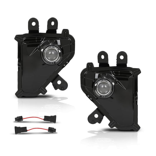 G-PLUS LED Fog Light Pair Right Passenger & Left Driver Compatible with LX GX460 2014-2023 8122060110, 8121060190 Black