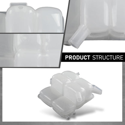 G-PLUS Coolant Reservoir Overflow Tank with Cap, Compatible with Ford C-Max/Escape 2013-2018, Fit Ford Focus 2012-2018/ Transit Connect 2014-2016, CV6Z8A080A-PFM, BE8Z8100A